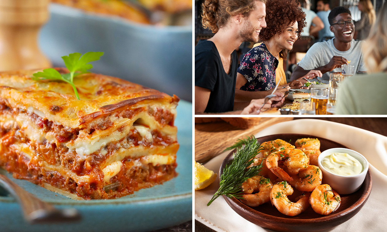 Menu en 2 ou 3 services au choix + café à La Ferme de Milfort