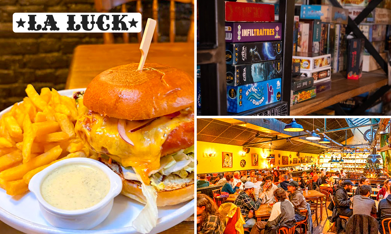 2-gangendiner à la carte + gezelschapsspellen in Brussel