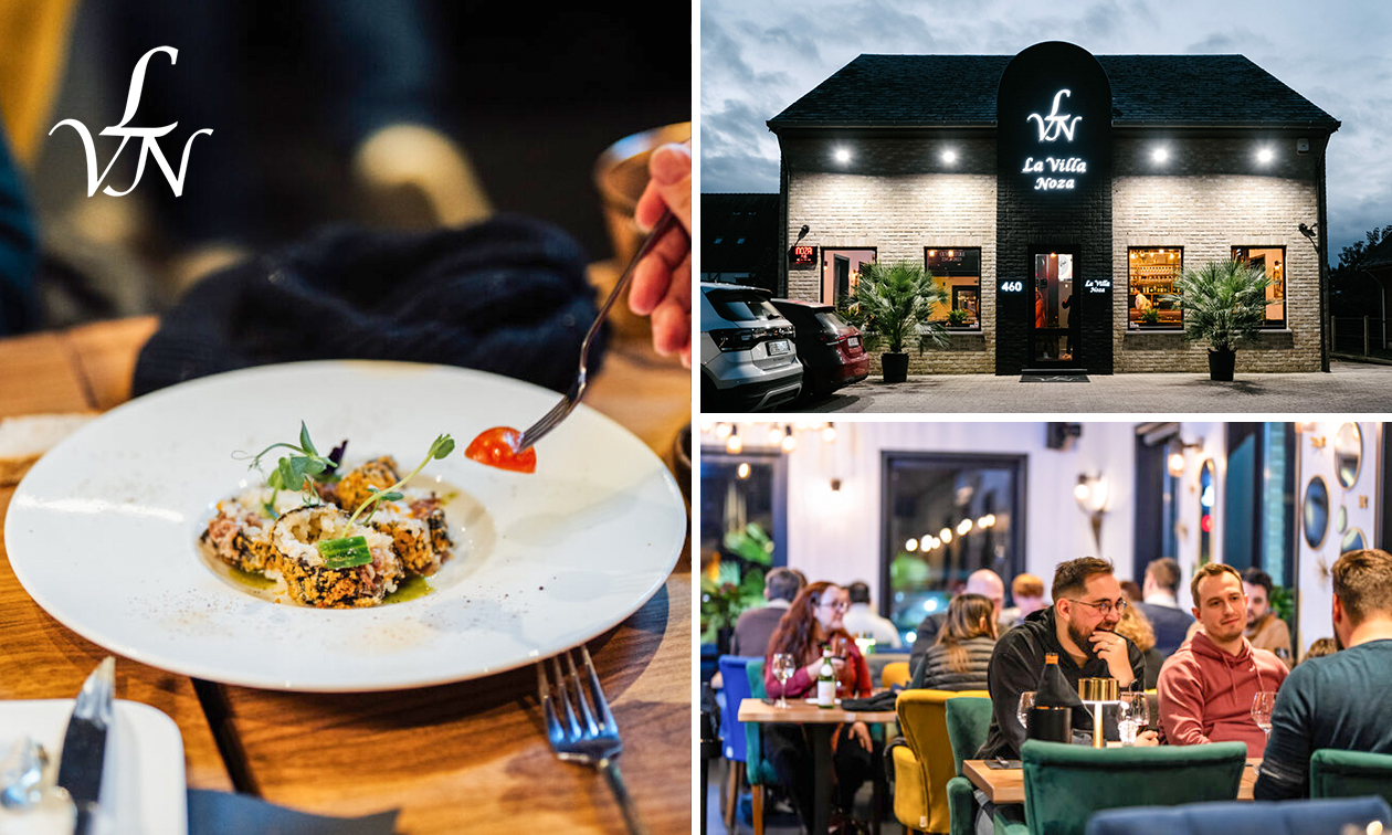 3-gangen keuzelunch of -diner bij La Villa Noza in Zaventem