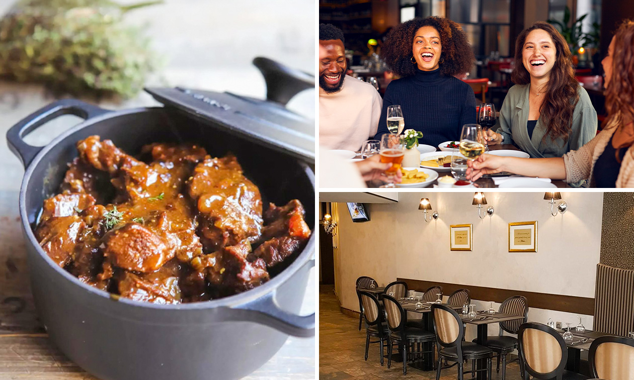 Menu en 2 ou 3 services à la carte chez L'Adress