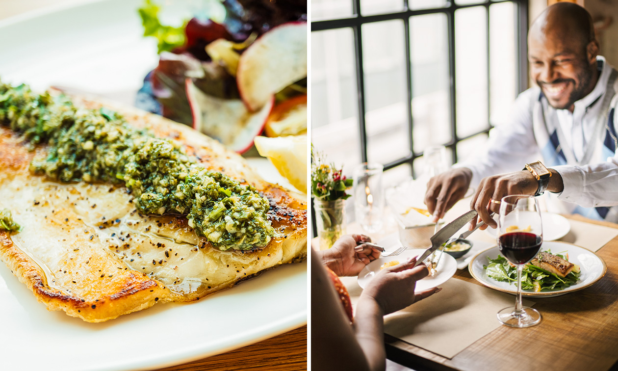 Menu en 2 services au choix + amuse-bouche à L'Arc en Ciel