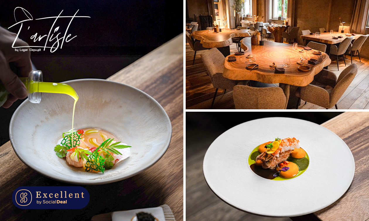 Menu en 6 services près de Charleroi