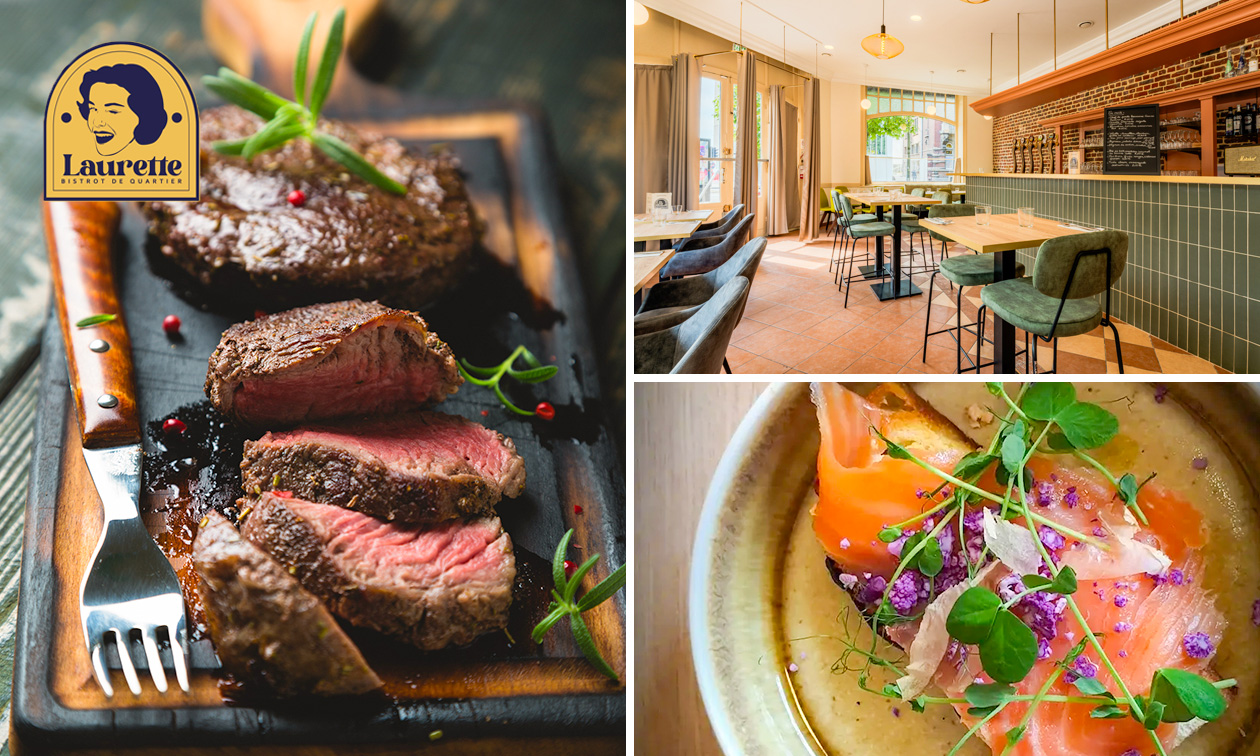 Déjeuner ou dîner en 3 services à la carte au coeur de Lille