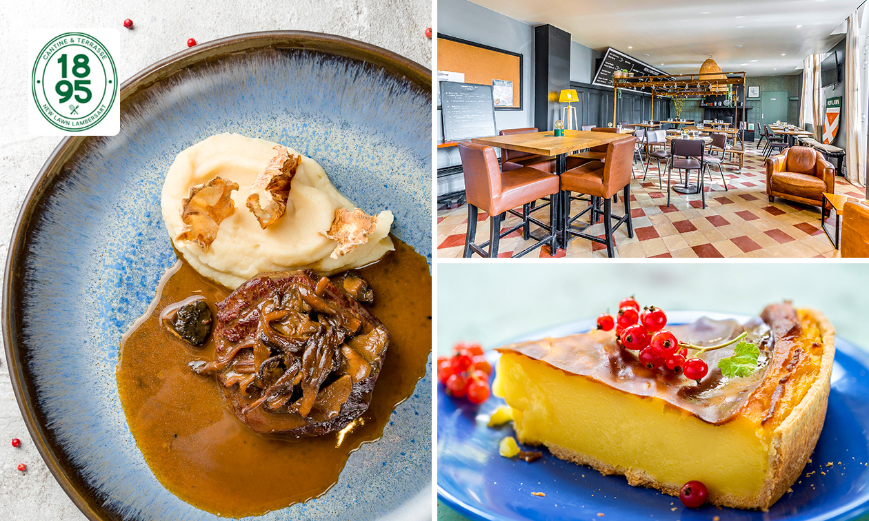 Menu en 2 ou 3 services à la carte près de Lille