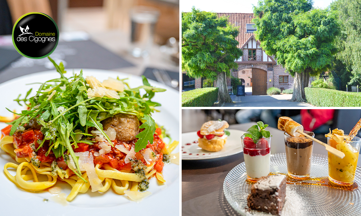 Menu en 3 services à la carte près de Lille