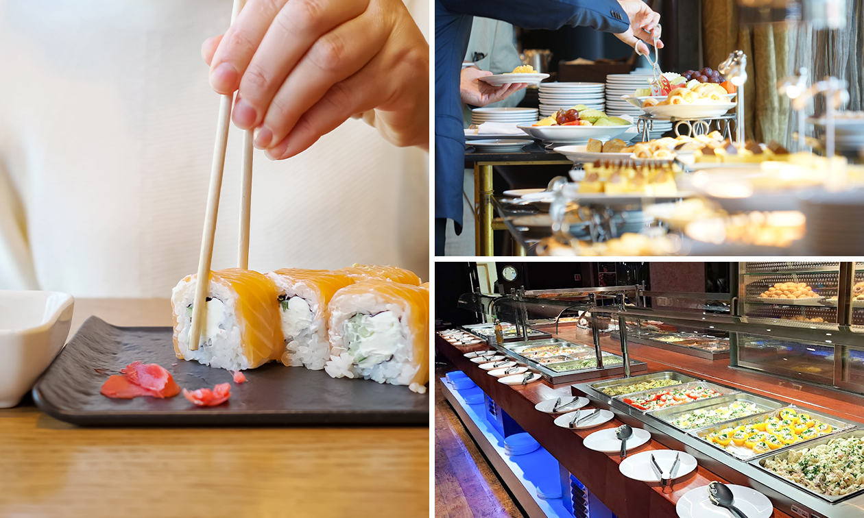 All-You-Can-Eat lunch of diner met onbeperkt drankjes bij Le Global