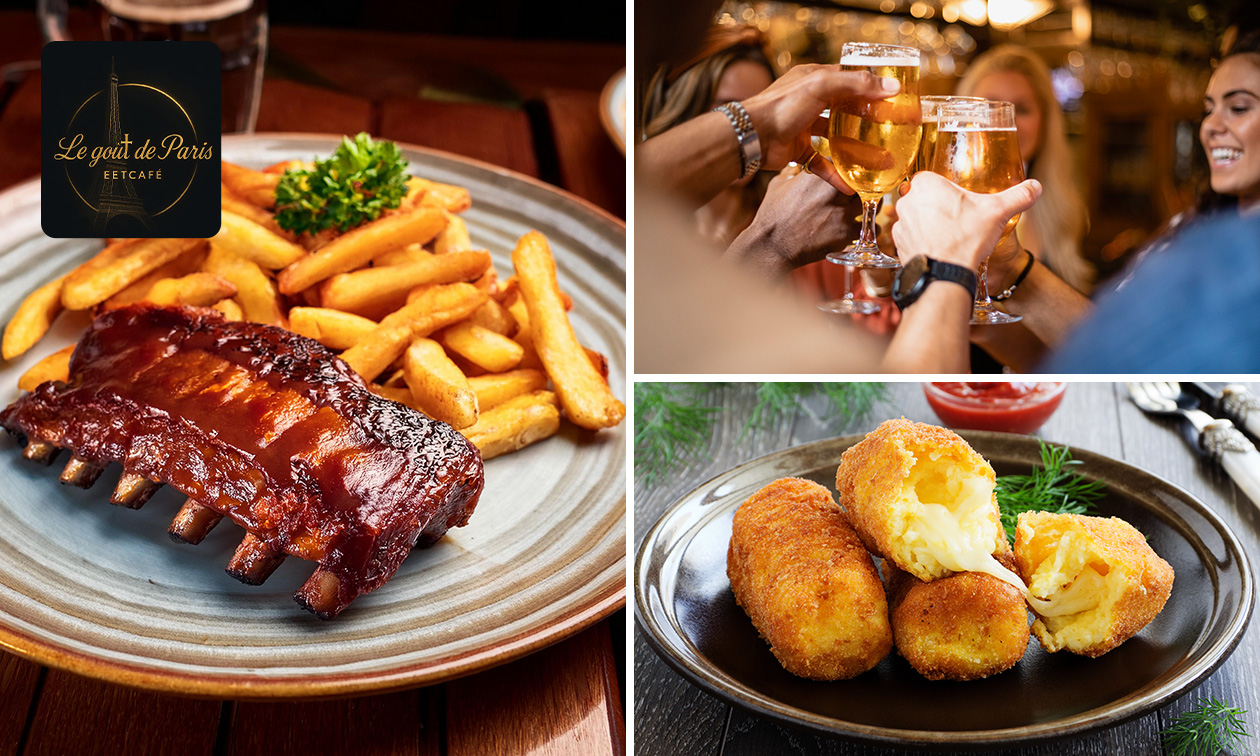 3-gangenlunch of -diner à la carte in hartje Aalst