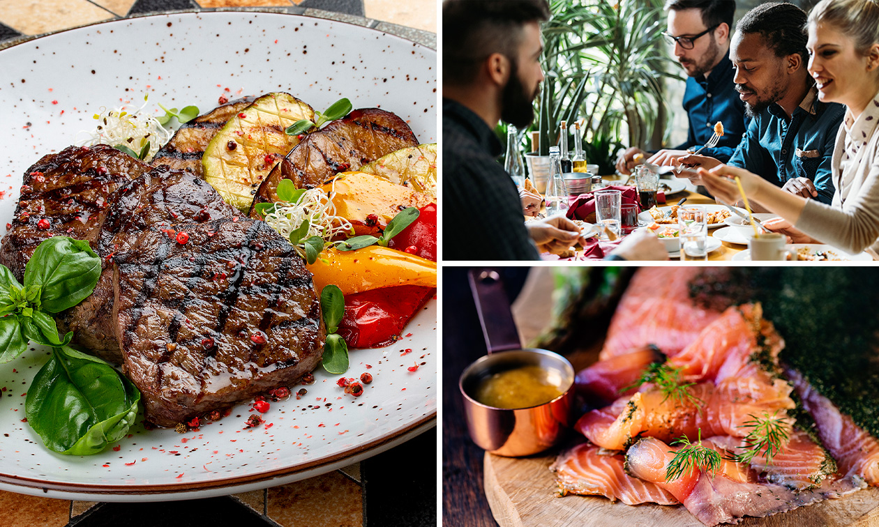 Menu en 3 services au choix près de Lille