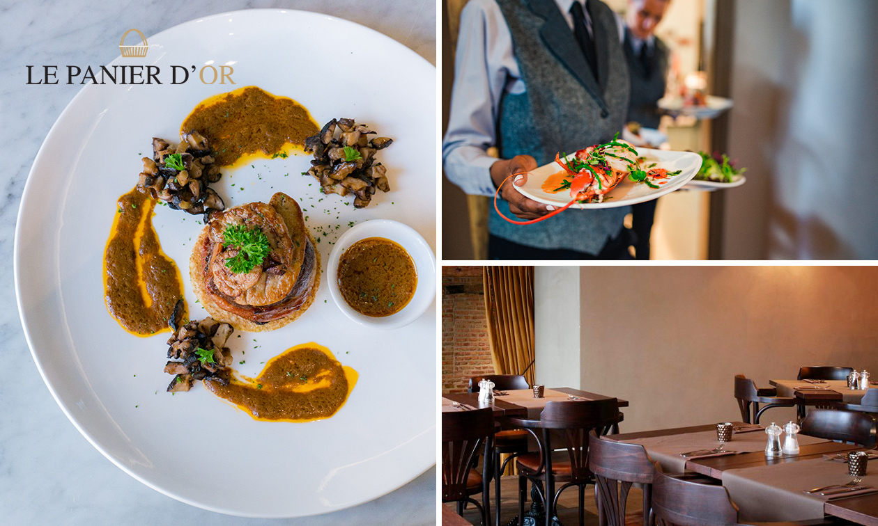 2- of 3-gangendiner à la carte bij Le Panier D'Or