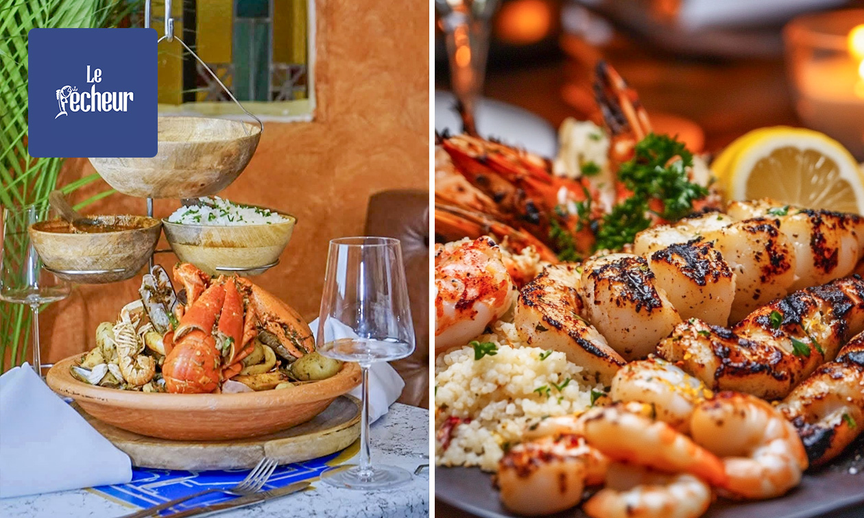 Luxe zeevruchtenschotel bij Le Pêcheur