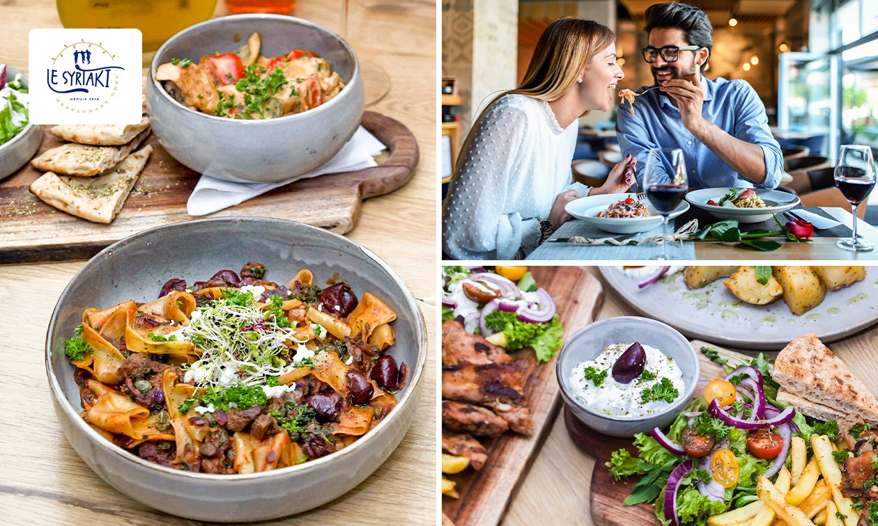 Grieks 2- of 3-gangendiner à la carte bij Syrtaki