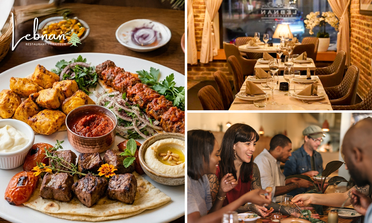 Libanese 4-gangenlunch of -diner naar keuze