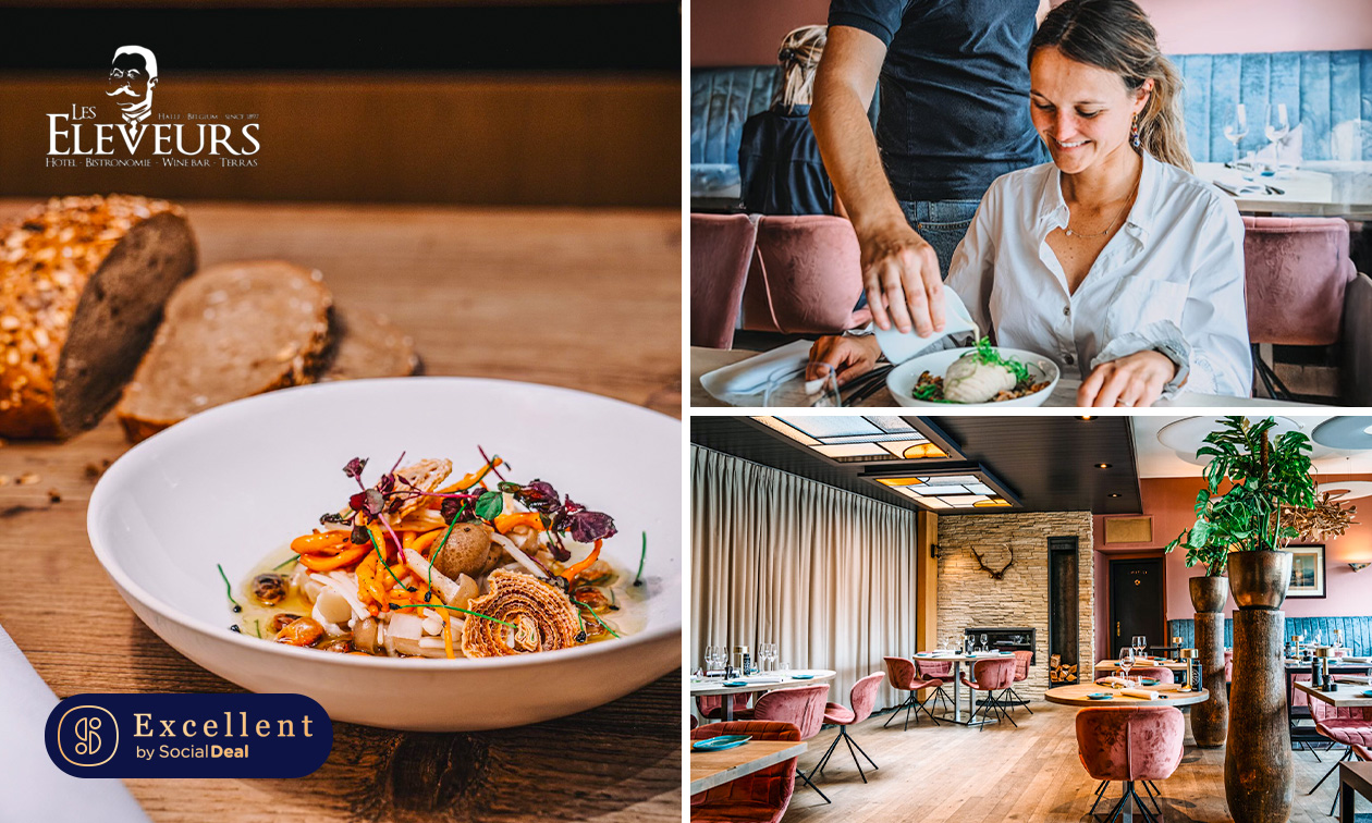 3-gangenlunch of 4-gangenlunch of -diner van de chef + aperitief