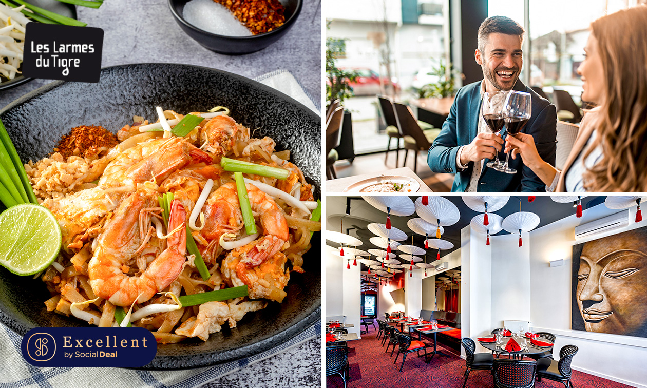 Thaise 2-gangen keuzediner bij Les Larmes du Tigre