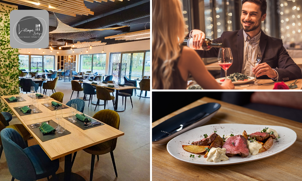 Menu en 2 ou 3 service au choix à L'étape