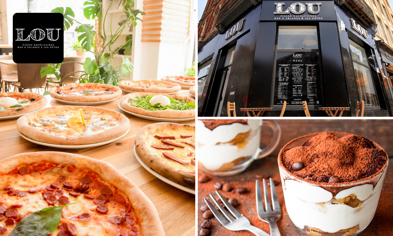 Menu en 2 services au choix au coeur de Lille