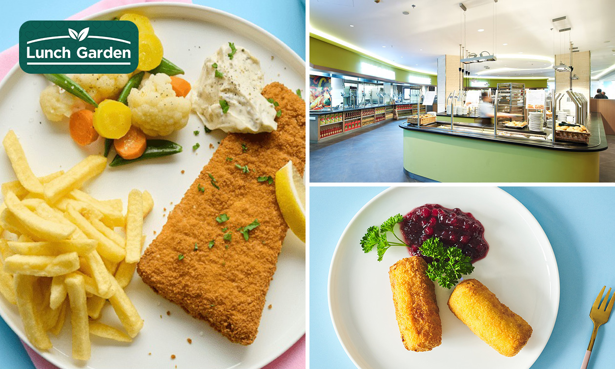 2- of 3-gangen keuzediner of -lunch bij Lunch Garden