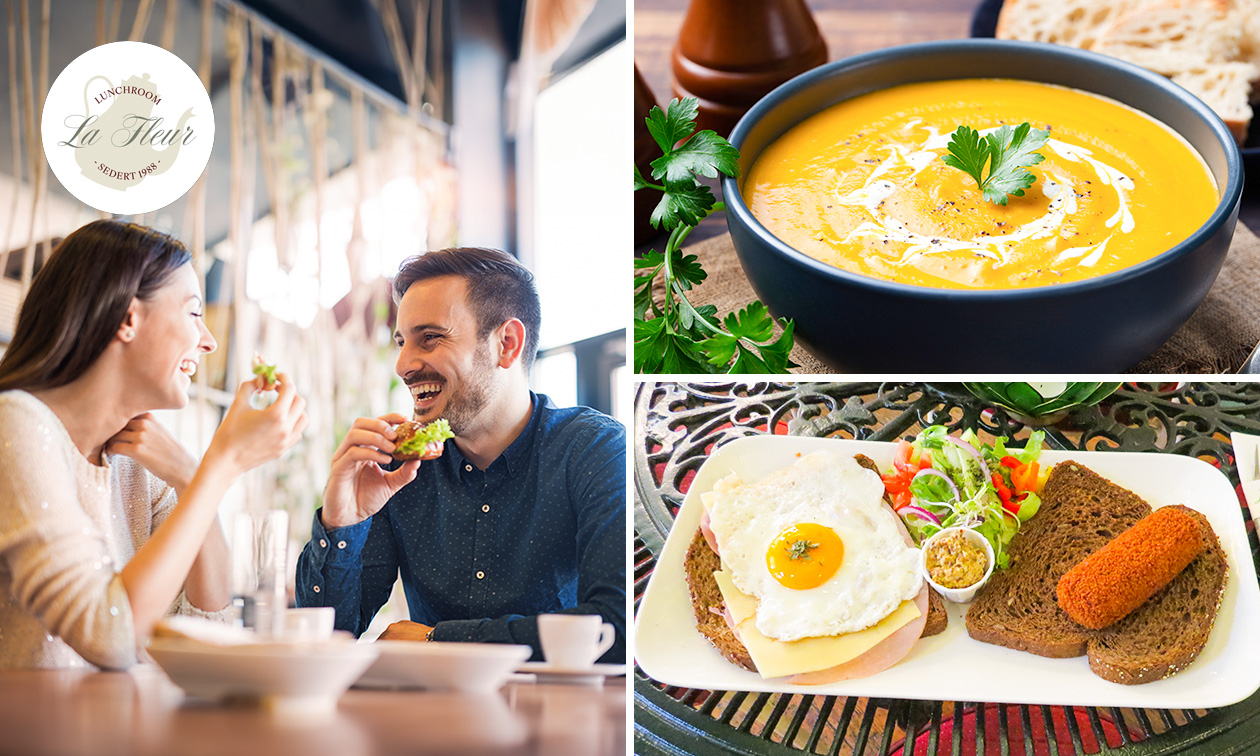 2-gangenlunch bij Lunchroom La Fleur