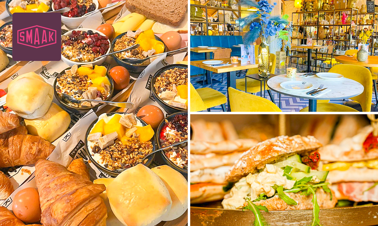 Ontbijtplank + pancake Nutella of high tea + glas bubbels