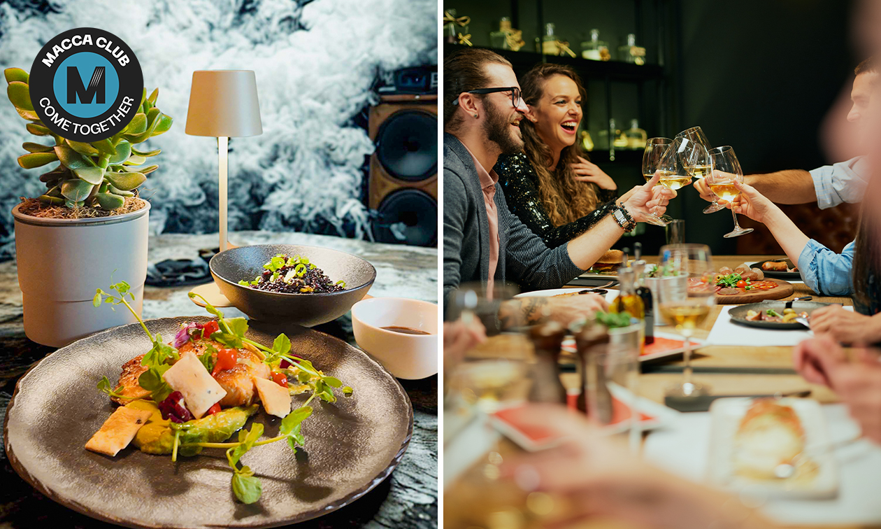 3-gangen keuzelunch of -diner bij Macca Club in hartje Hasselt