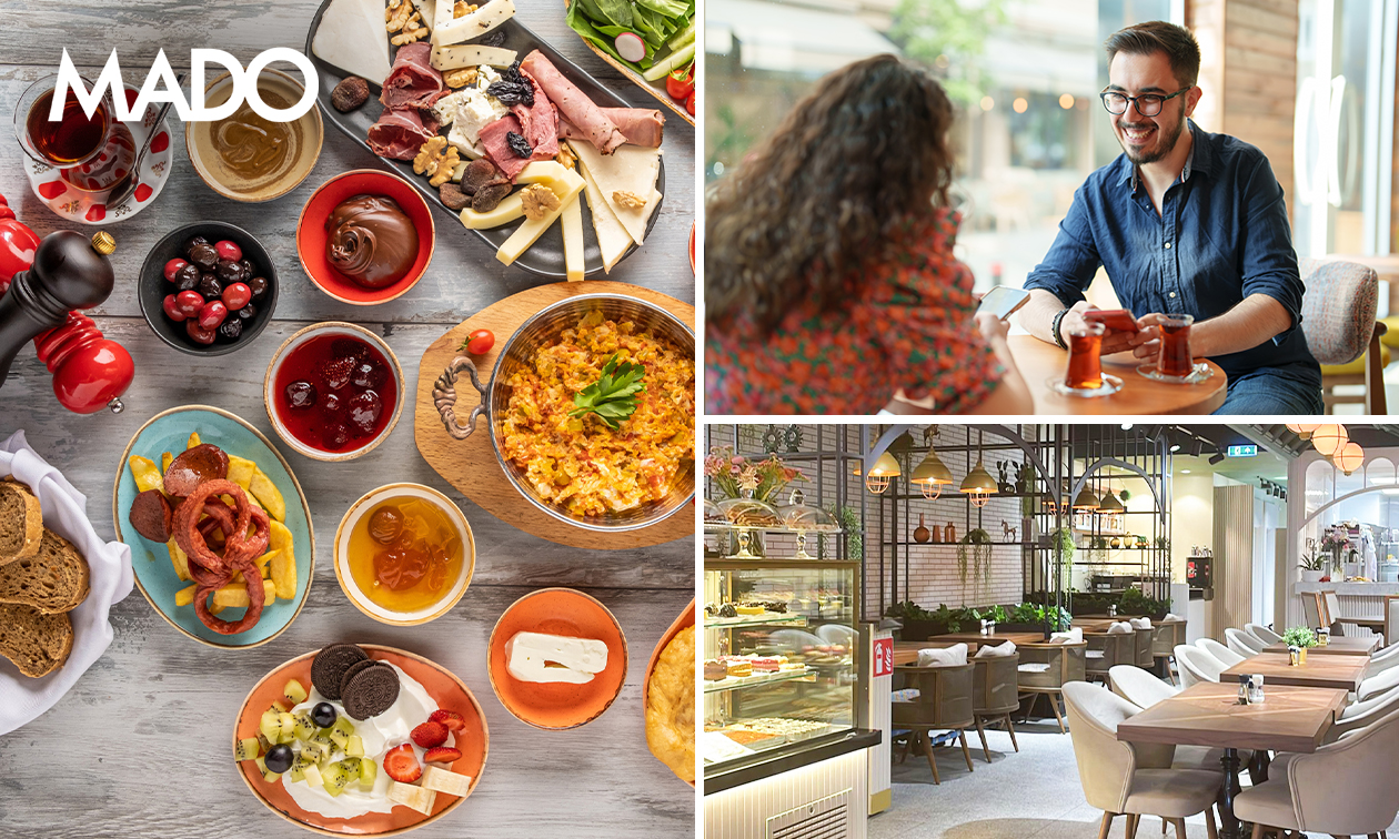 Turks AYCE-ontbijtbuffet of 2-gangen keuzelunch bij MADO in Amsterdam
