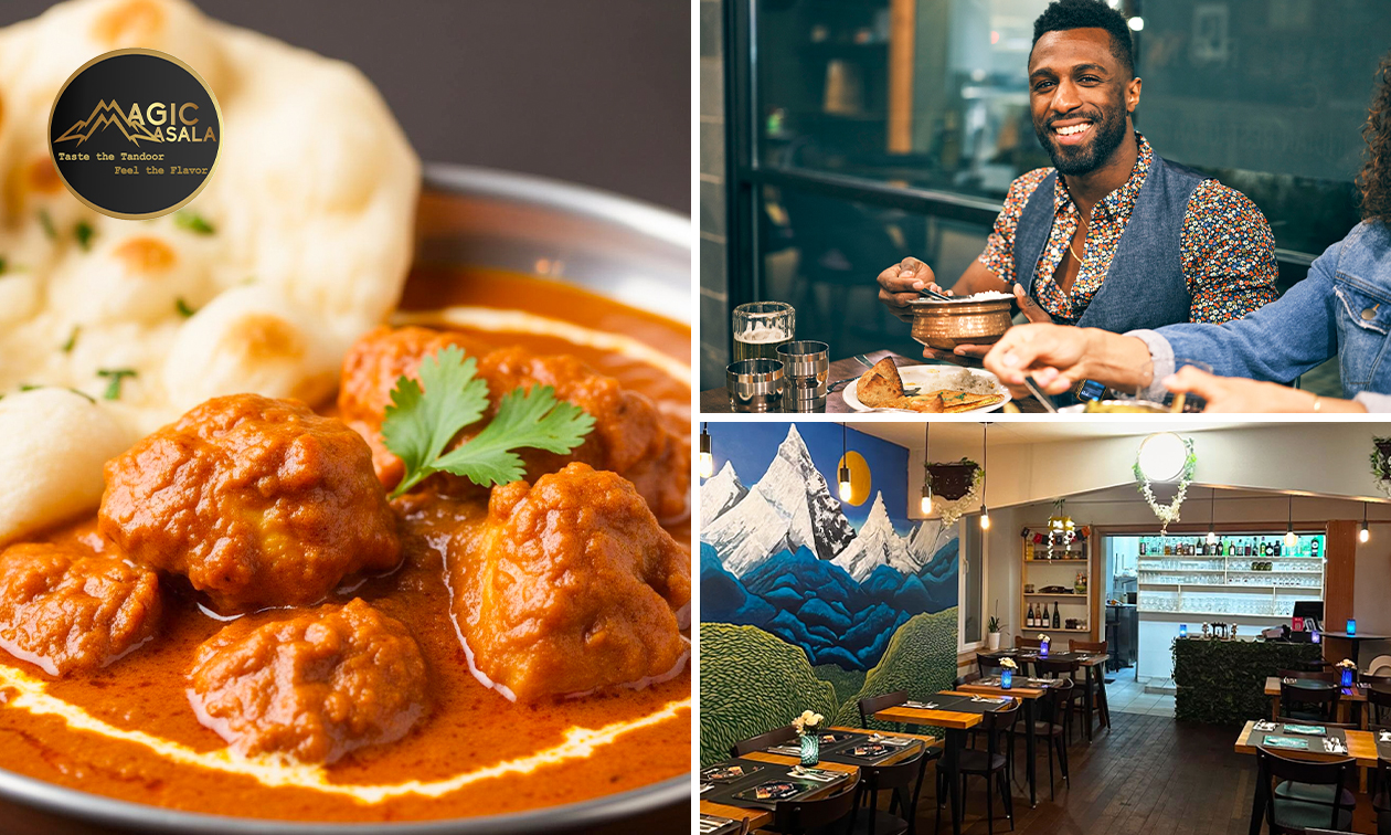 3-gangenlunch of -diner à la carte bij Magic Masala in hartje Aalst