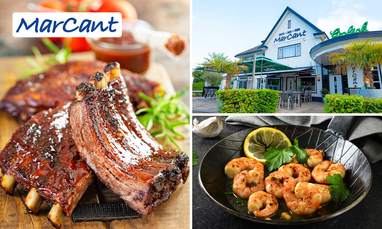 3-gangendiner à la carte + brood bij MarCant Tubbergen