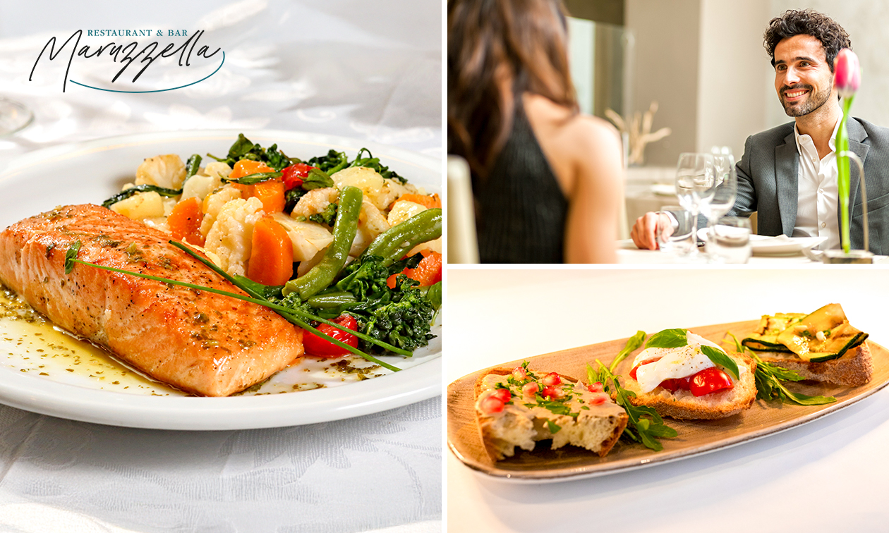 Exklusives italienisches 3-Gänge-Menü nach Wahl + Sekt