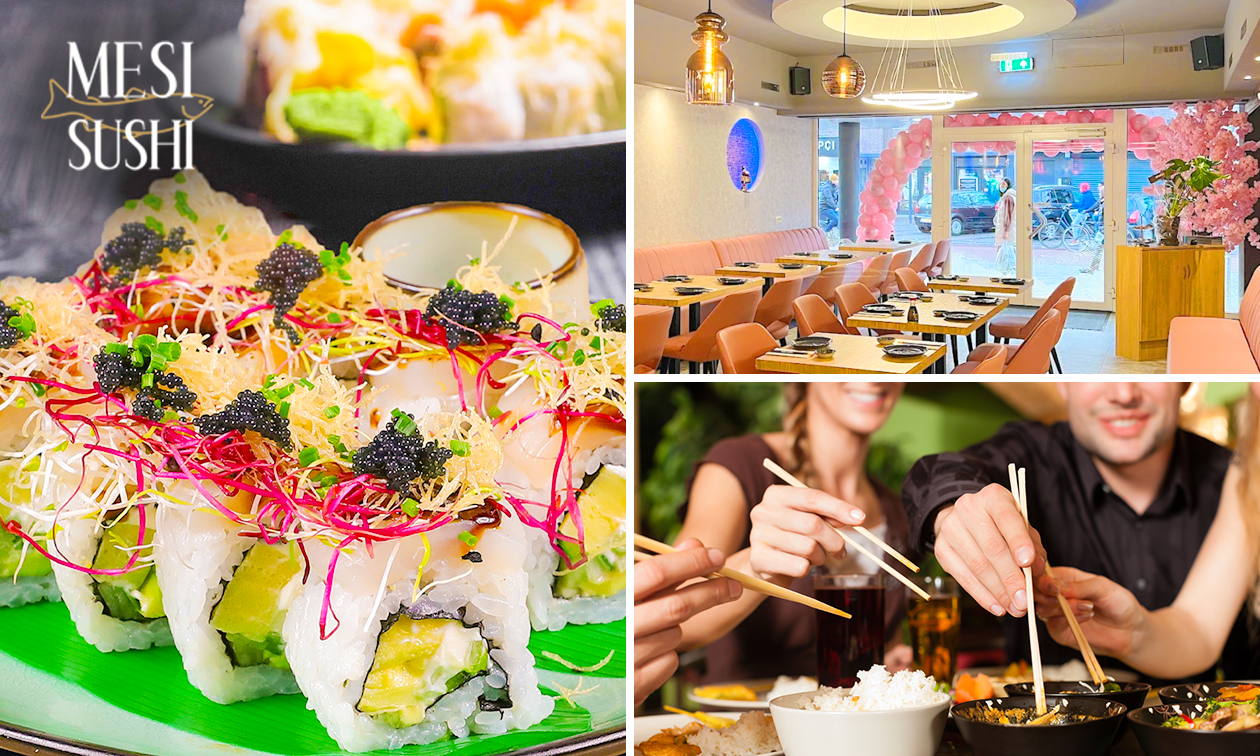 All-You-Can-Eat sushi (2 uur) bij Mesi Sushi Kruisstraat