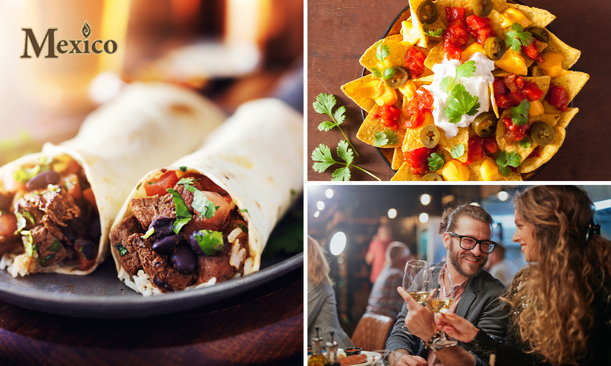 Mexicaans diner (20+ keuzes) bij restaurant Mexico