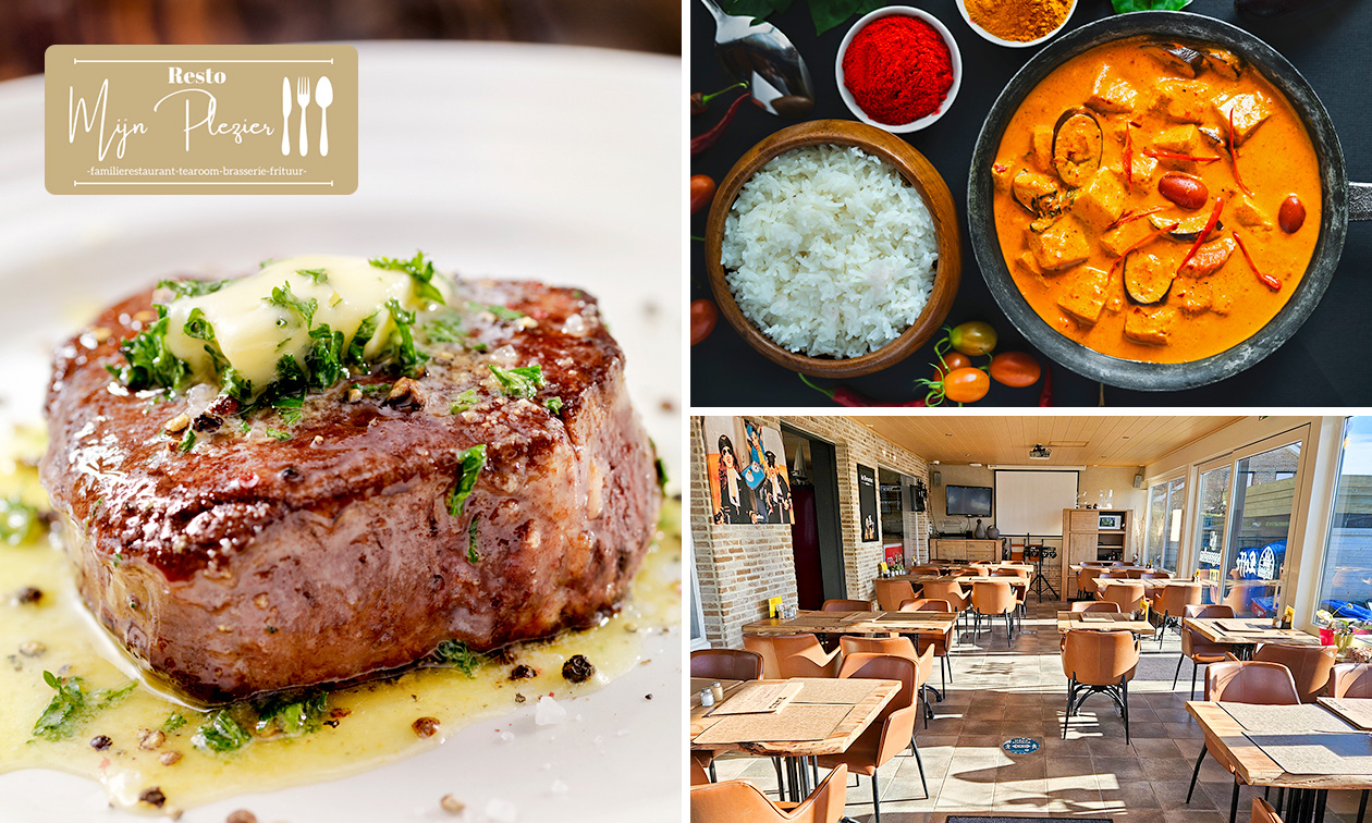 4-gangen keuzelunch of -diner bij Mijn Plezier