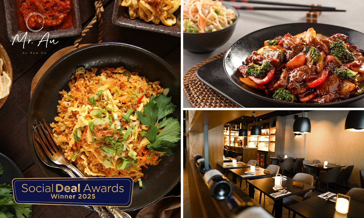 Chinees of Indisch afhaaldiner voor 2 personen bij Mr. Au by Sun On in Eindhoven