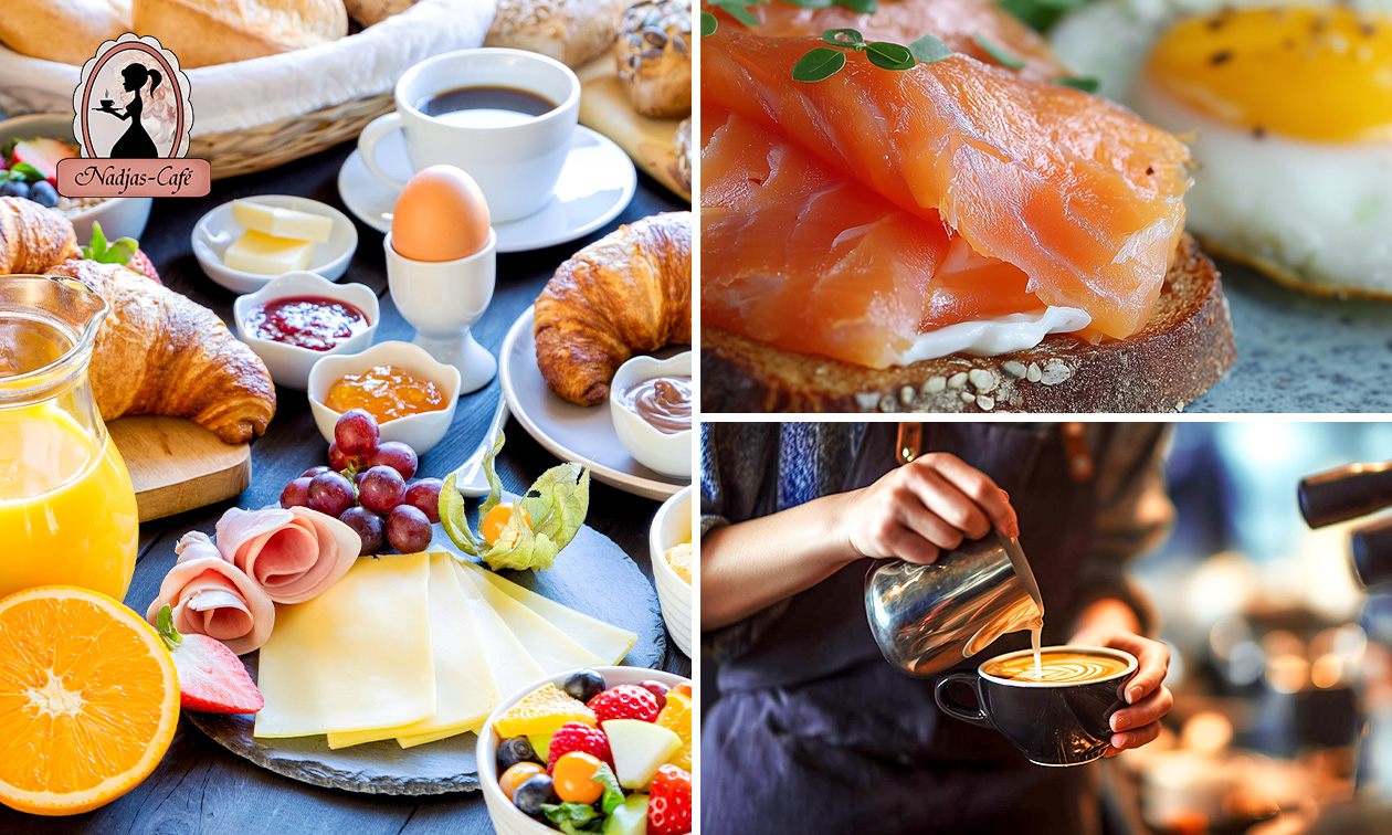 Frühstücksbuffet + Heißgetränk nach Wahl