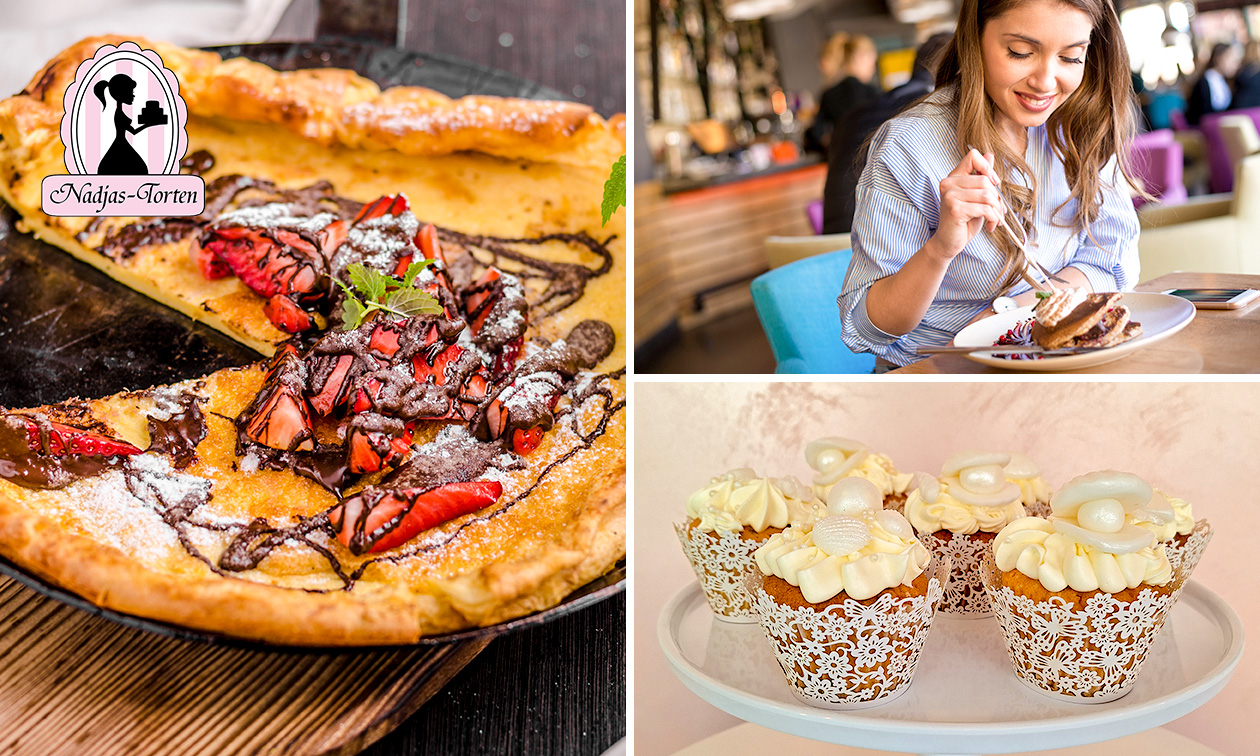 Pfannkuchen + Heißgetränk oder 4, 6 oder 8 Tortenstücke nach Wahl zum Abholen