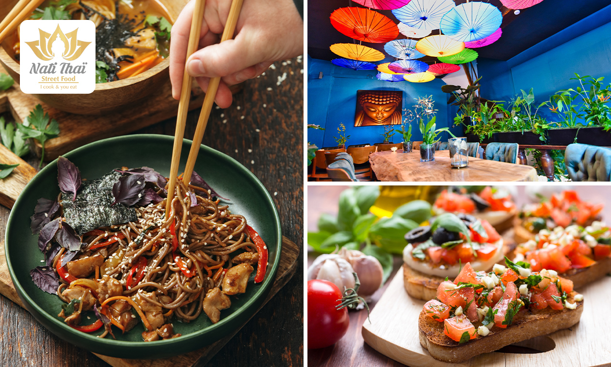 Thais 2- of 3-gangendiner à la carte bij Nati Thaï Nivelles