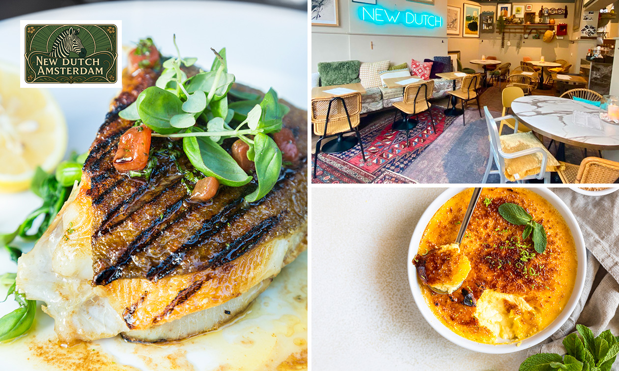 Hoofdgerecht + bijgerecht of 2-gangendiner à la carte in hartje Jordaan