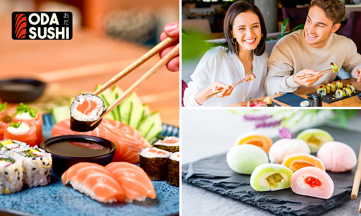 4-gangen sushilunch of -diner in Brussel