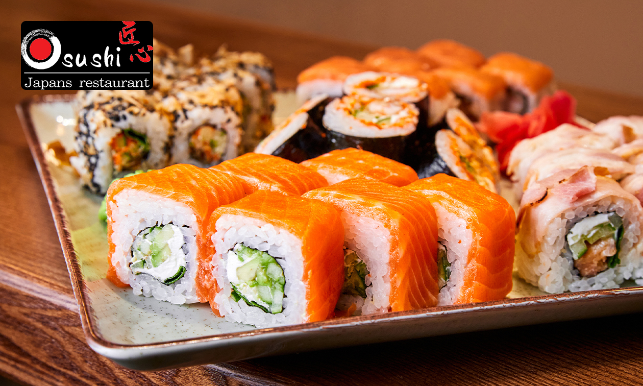 Sushibox naar keuze (32 of 50 stuks) om af te halen bij OSushi Tilburg