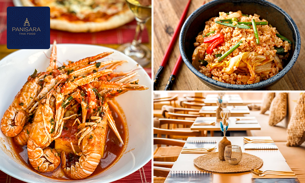 Thaise 2-gangen keuzelunch aan het strand van Middelkerke