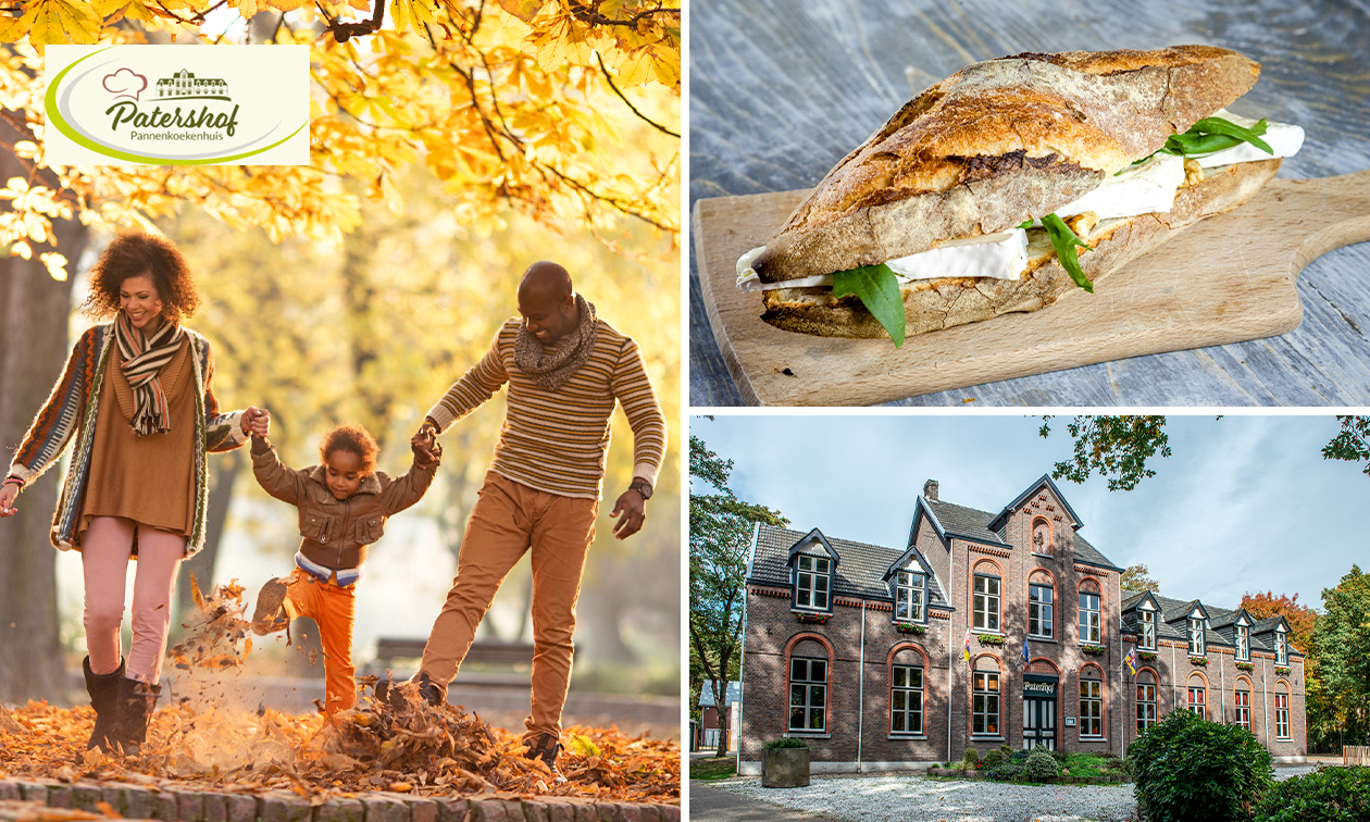Wandelarrangement incl. 2-gangenlunch bij Pannenkoekenhuis Patershof