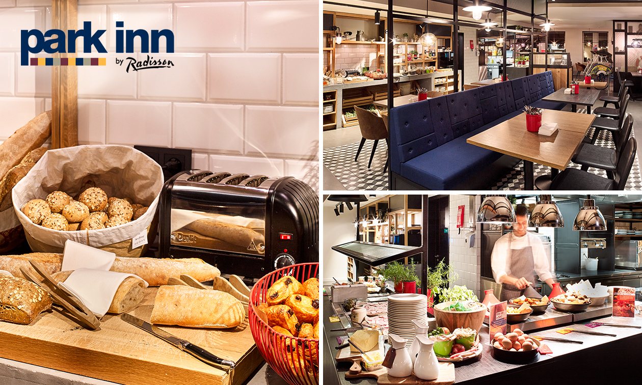 Ontbijt + glas cava bij Park Inn By Radisson Brussels Airport