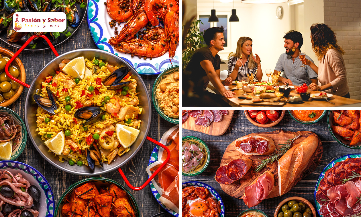 3-gangen keuzediner + wijn voor afhaal van Pasión y Sabor