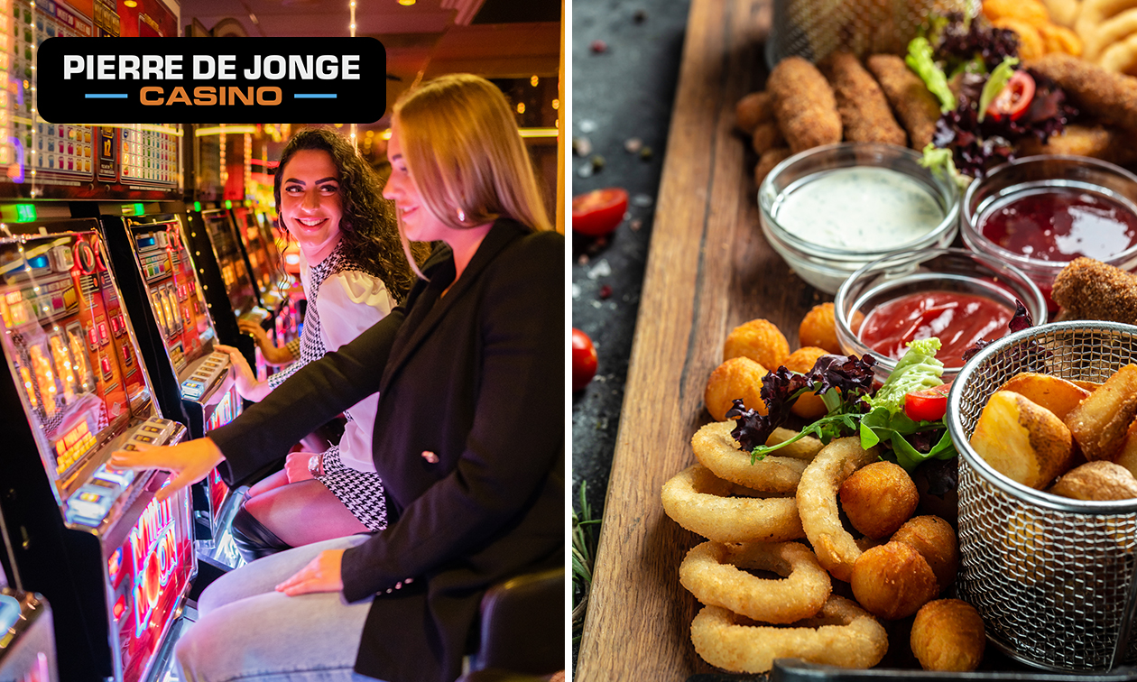 Pierre de Jonge Casino, Speeltegoed + hapjes en drankjes bij Pierre de  Jonge Casino bespaar 50% in Breda via Social Deal
