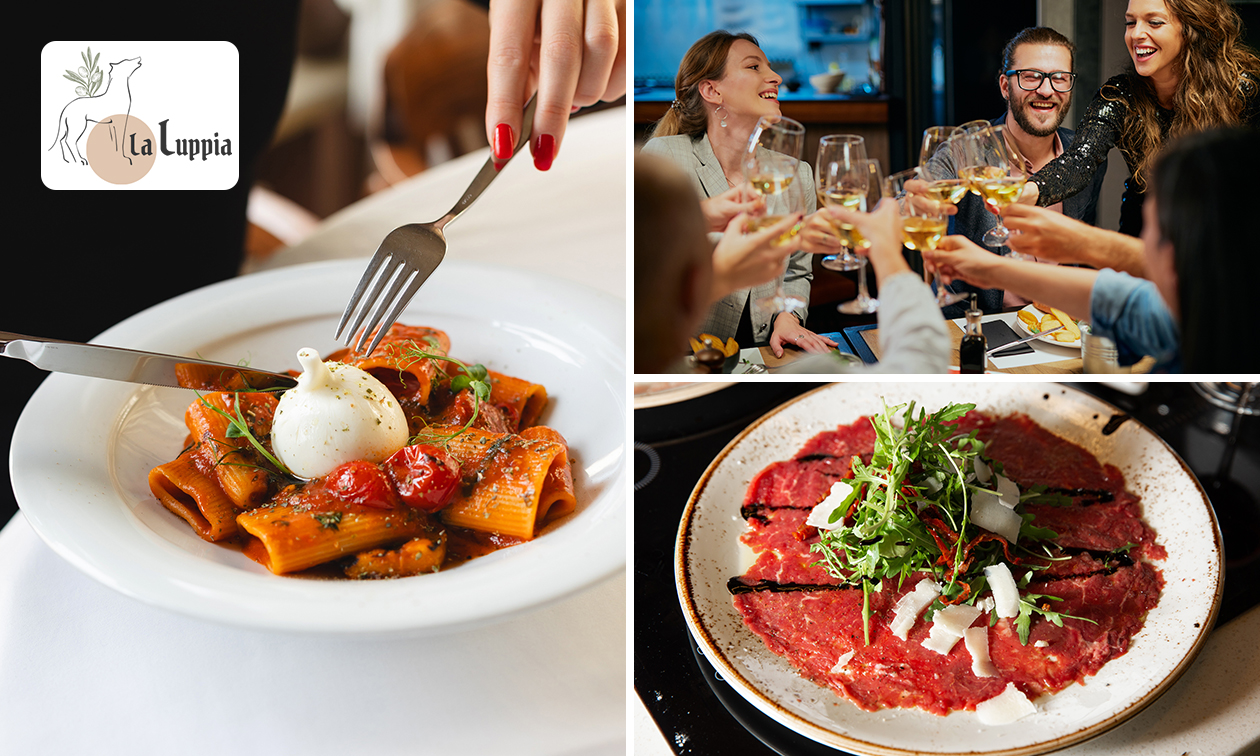 Menu en 2 ou 3 services à la carte chez La Luppia