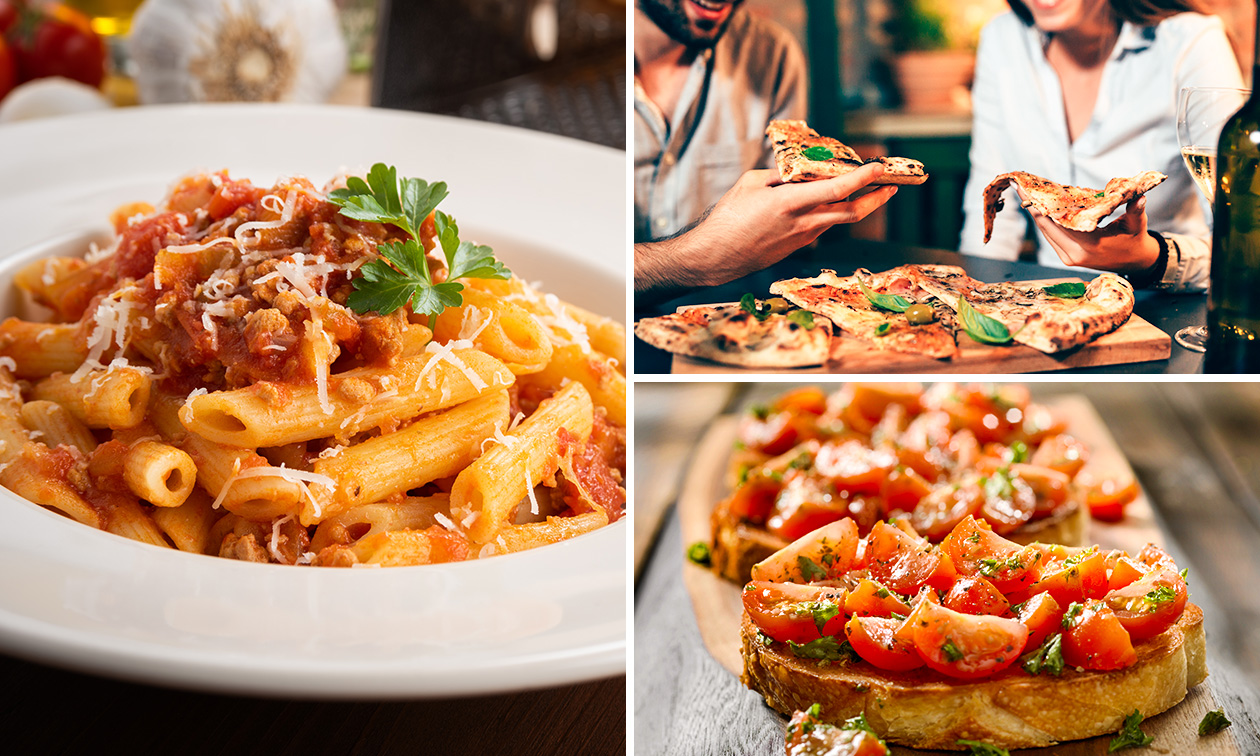 Italiaans 4-gangen keuzediner bij Pizzeria Trattoria Il Porto