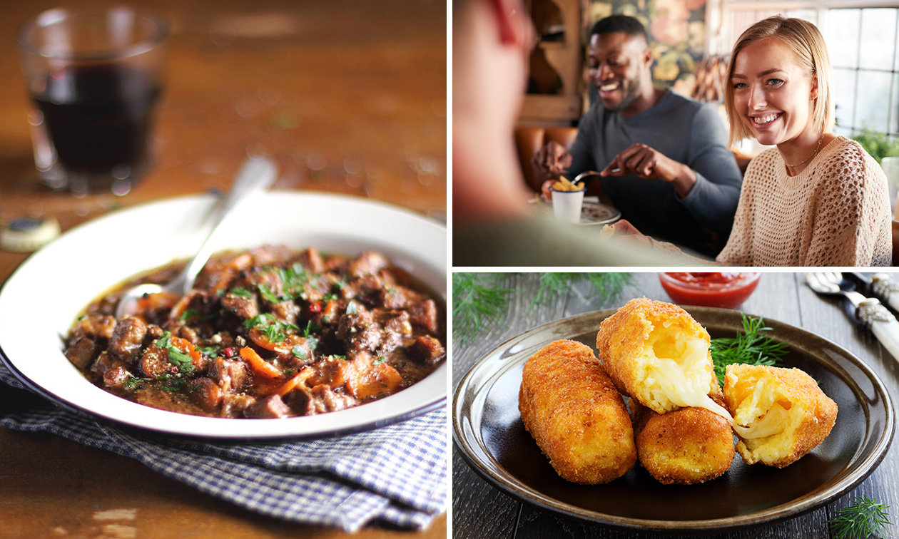 3-gangendiner of -lunch à la carte bij Poort 74