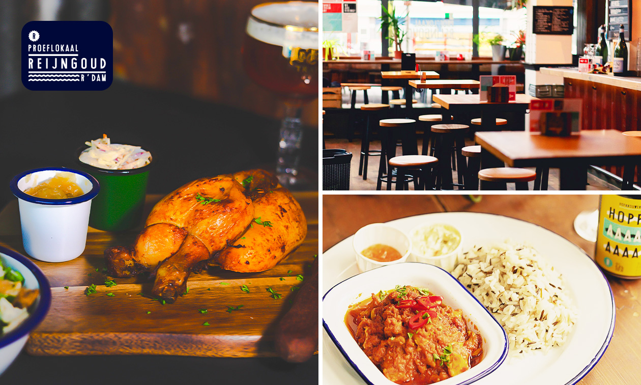 2-gangen keuzediner bij Proeflokaal Reijngoud in hartje Rotterdam