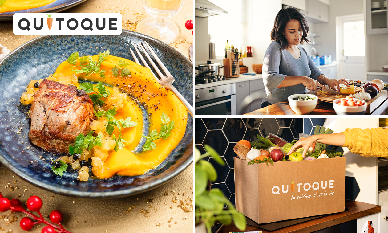 Bon d'achat d'une valeur de 52 € pour des box repas livrées partout en France