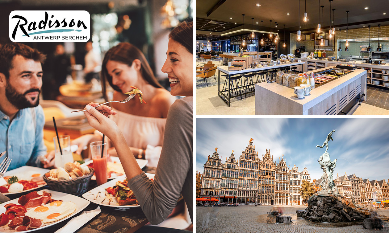 Uitgebreid ontbijtbuffet bij Radisson Hotel Antwerp Berchem