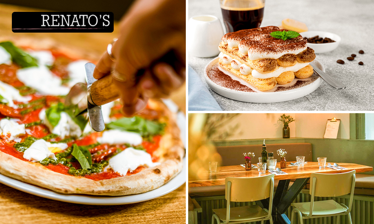 Italiaans 3-gangen keuzediner bij Renato's Pizzeria in hartje Nijmegen